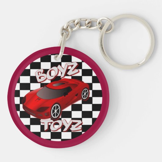 Speelgoed voor boogstralen Rood Sleutelhanger voor (Achterkant)