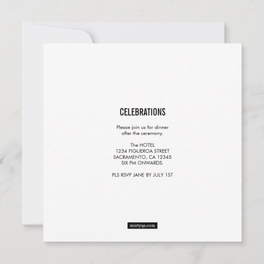 Speelgoed voor echt medisch Afstuderen Kaart (Achterkant)