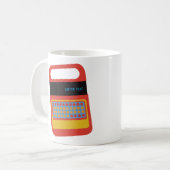  speelgoed voor elektronisch spreken en spelling koffiemok (Voorkant links)