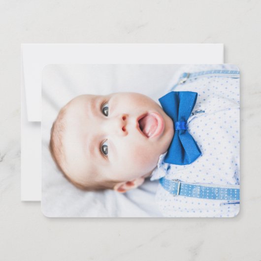 Speelgoed voor jongen: kleurrijke auto bus en trai bedankkaart (Achterkant)