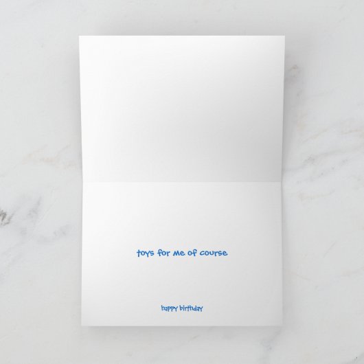 Speelgoed voor me kaart (Binnen)