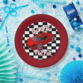 Speelgoed voor rode Borden voor sportpapier Papieren Bordje (Feest)