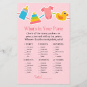 Speelgoed voor roos Baby Wat zit er in je handtas? (Voorkant)