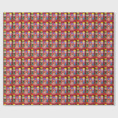 Speelgoed voor schelpdierpapier cadeaupapier (Vlak)