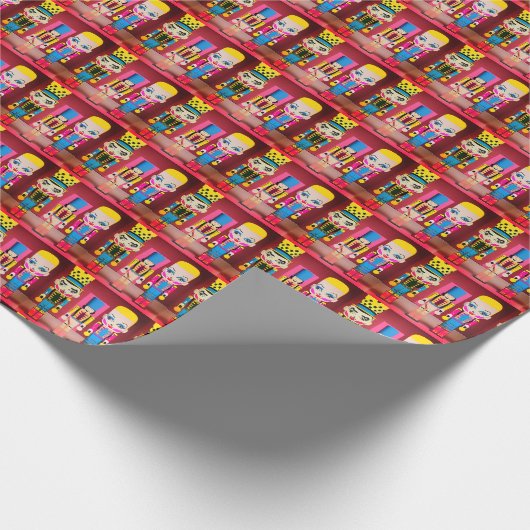 Speelgoed voor schelpdierpapier cadeaupapier (Hoek)