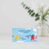 Speelgoed voor therapistische kinderpsycholoog Blu Visitekaartje (Staand voorkant)