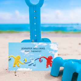 Speelgoed voor therapistische kinderpsycholoog Blu Visitekaartje