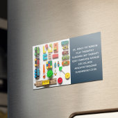 Speelgoed voor Therapistische kinderpsycholoog Magnetisch Visitekaartje