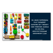 Speelgoed voor Therapistische kinderpsycholoog Magnetisch Visitekaartje (Voorkant)