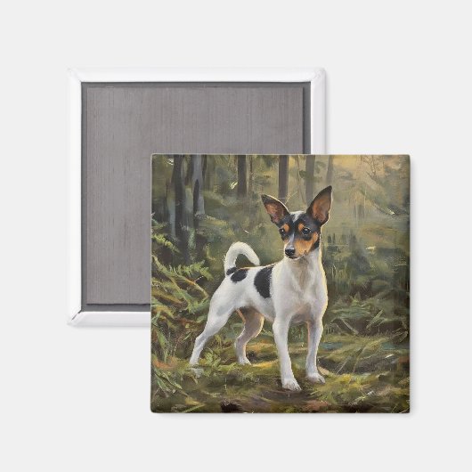 Speelgoed Vos Terrier Magneet (Voorkant / Achterkant)