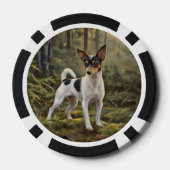 Speelgoed Vos Terrier Poker Chips (Achterkant)