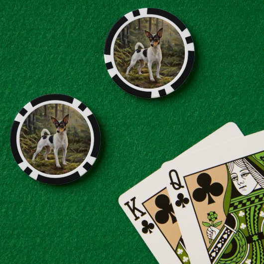 Speelgoed Vos Terrier Poker Chips (Pokertafel (Dubbel))