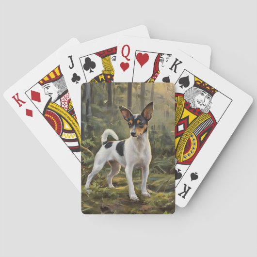 Speelgoed Vos Terrier Pokerkaarten (Achterkant)