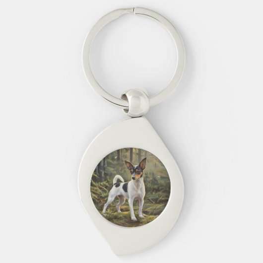 Speelgoed Vos Terrier Sleutelhanger (Voorkant)