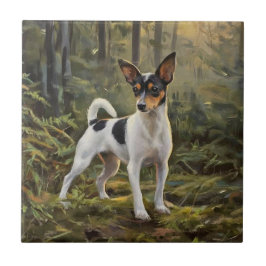 Speelgoed Vos Terrier Tegeltje