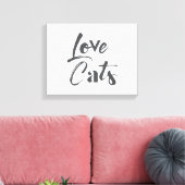 Speelgoed, vrolijk, modern, schattig design van li canvas afdruk (Insitu (Woonkamer))