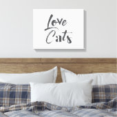Speelgoed, vrolijk, modern, schattig design van li canvas afdruk (Insitu (Slaapkamer))