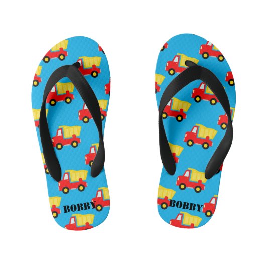 Speelgoed vuilniswagen kind zomerstrand kinder teenslippers (Voetbed)