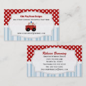 Speelgoed Vuurwerkauto-Visitekaartjes Visitekaartje (Voorkant / Achterkant)