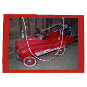 Speelgoed Wagon kerstvuurwagen Groot Cadeauzakje (Achterkant)