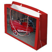Speelgoed Wagon kerstvuurwagen Groot Cadeauzakje (Achterkant Gekanteld)