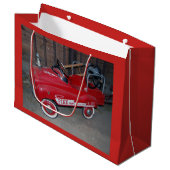 Speelgoed Wagon kerstvuurwagen Groot Cadeauzakje (Voorkant Gekanteld)