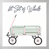 Speelgoed Wagon met het Poster van de Druk van de  (Voorkant)