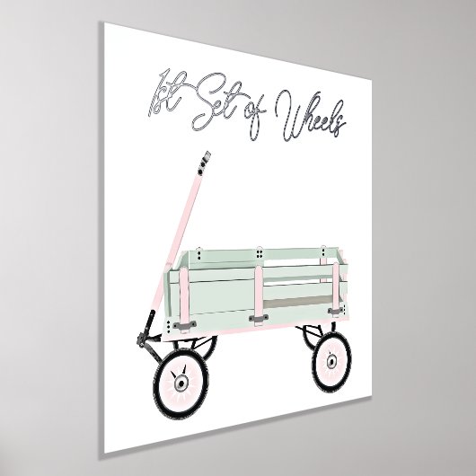 Speelgoed Wagon met het Poster van de Druk van de (Laagn)