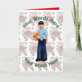 Speelgoed White Coastie Custom Kerstmis Feestdagen Kaart