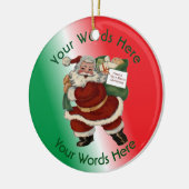 Speelgoed White Vrouw Aangepast Keramisch Ornament (Links)