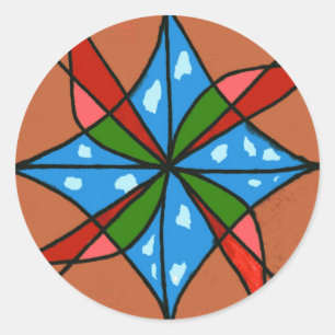 "Speelgoed-windmolen" Abstract design sticker