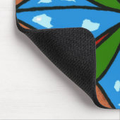 "Speelgoed windmolens" Abstract design Mousepad Muismat (Hoek)