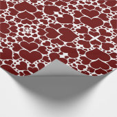 "Speelgoed - wit en rood" omslagpapier Cadeaupapier (Hoek)