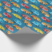 Speelgoedauto's Cadeaupapier (Hoek)