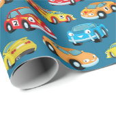 Speelgoedauto's Cadeaupapier (Rol Hoek)