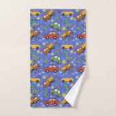 Speelgoedauto's & Dinosaurussen Bad Handdoek (Handdoek)