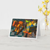 speelgoeddoos kaart (Gele Bloem)