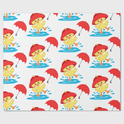 Speelgoedeenden Cadeaupapier (Vlak)