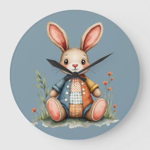Speelgoedlappendeken Bunny Cottagecore Woodland Grote Klok