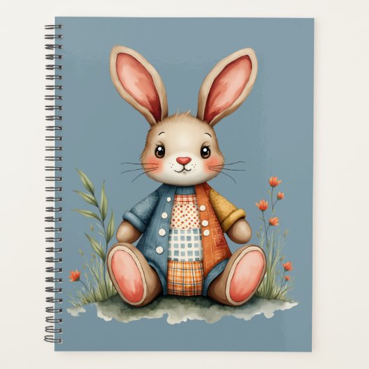 Speelgoedlappendeken Bunny Cottagecore Woodland Planner (Voorkant)