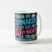 Speelgoedmaker DJ Elf Koffiemok (Voorkant rechts)