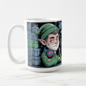 Speelgoedmaker DJ Elf Koffiemok (Links)