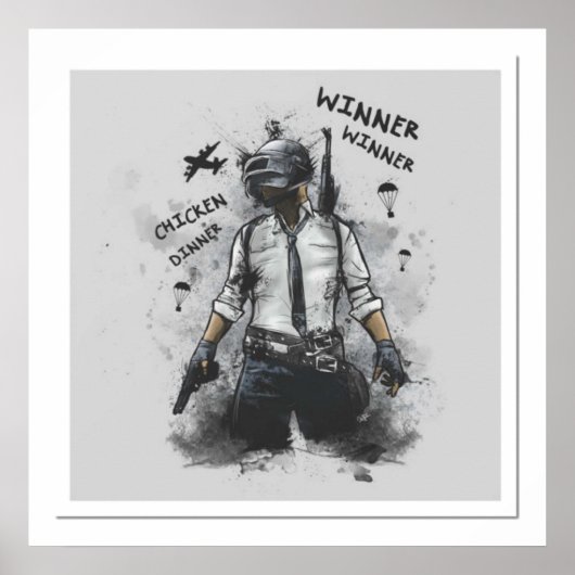 Speelgoedspeelplaatsen PUBG Poster (Voorkant)