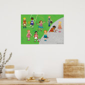 Speelgoedspellen voor jongens en meisjes poster (Keuken)