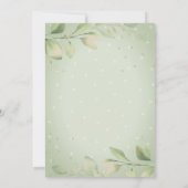 Speelgoedstation op Baby shower Kaart (Achterkant)