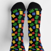 Speelgoedstenen Afdruk Rood, Geel, Groen, Blauw, Z Sokken (Top)