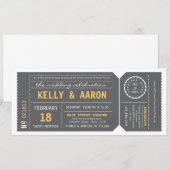 Speelgoedtheater Ticket Weddenschap - Grijs Kaart (Voorkant / Achterkant)