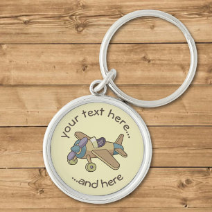 Speelgoedvliegtuig Sleutelhanger