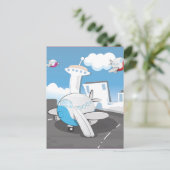 Speelgoedvliegtuigen Briefkaart (Staand voorkant)