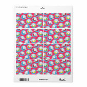 Speelgoedvliegtuigen Etiket (Full Sheet)